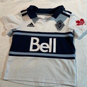 2T Vancouver White Caps Kids Soccer Jersey